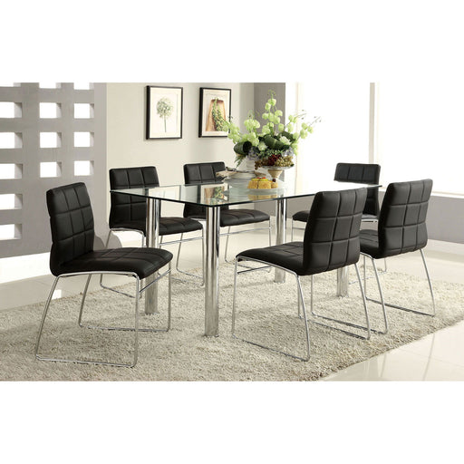 Kona - Dining Table - Pearl Silver Sacramento Furniture Store Furniture store in Sacramento