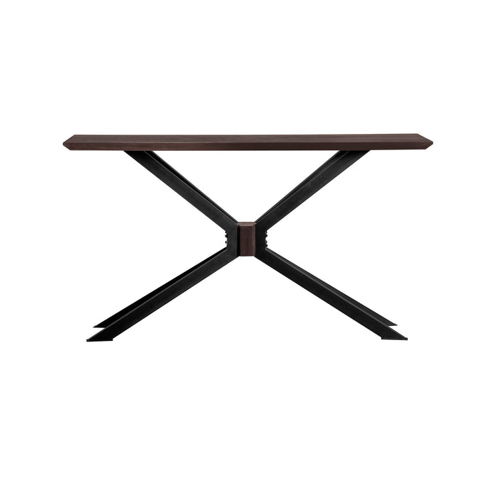 Pirate - Acacia Modern Console Table - Coffee Bean Brush