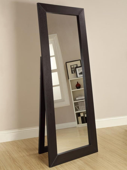 Toga - Rectangular Floor Mirror - Cappuccino Sacramento Furniture Store Furniture store in Sacramento