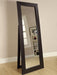 Toga - Rectangular Floor Mirror - Cappuccino Sacramento Furniture Store Furniture store in Sacramento