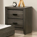 Roanne - Nightstand - Gray Sacramento Furniture Store Furniture store in Sacramento