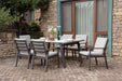 Alycia - Patio Table - White / Gray Sacramento Furniture Store Furniture store in Sacramento