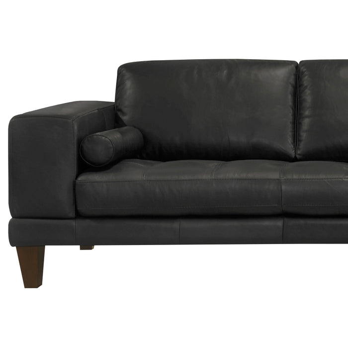 Wynne - Contemporary Sectional - Black / Brown