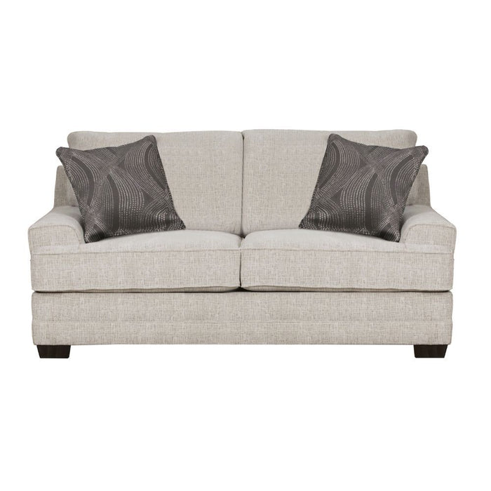 Avedia - Loveseat - Beige/Gray Chenille Sacramento Furniture Store Furniture store in Sacramento