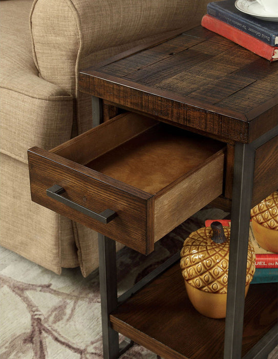 Brick Attic - Side Table - Oak / Multi Sacramento Furniture Store Furniture store in Sacramento