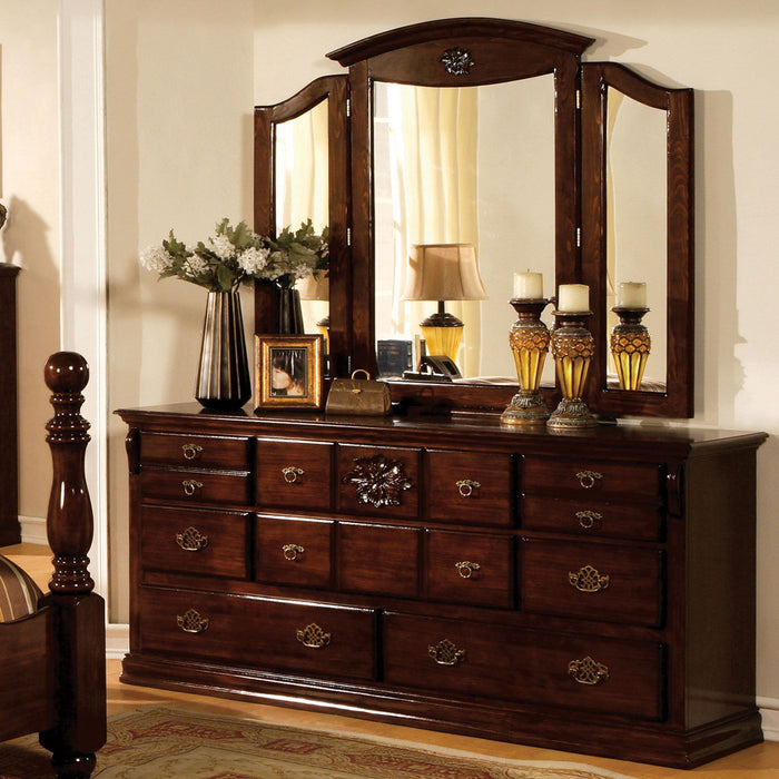 Tuscan - Dresser - Glossy Dark Pine Sacramento Furniture Store Furniture store in Sacramento