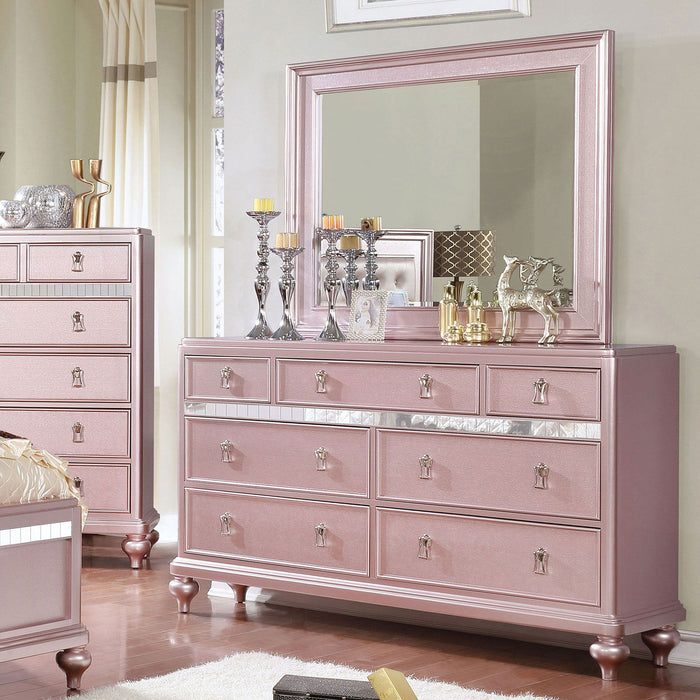 Avior - Dresser - Rose Gold Sacramento Furniture Store Furniture store in Sacramento