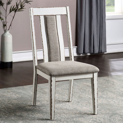 Halsey - Side Chair (Set of 2) - Weathered White / Warm Gray Sacramento Furniture Store Furniture store in Sacramento