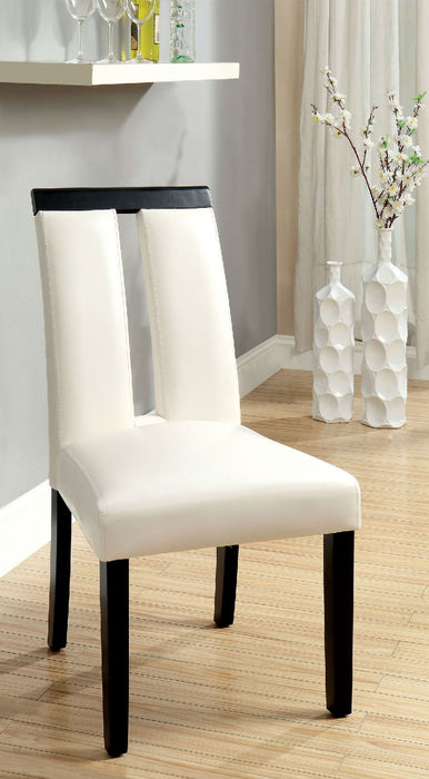 Luminar - Side Chair (Set of 2) - Black / White Sacramento Furniture Store Furniture store in Sacramento