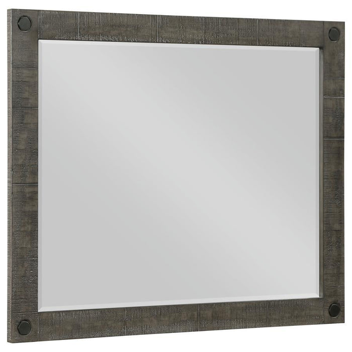 Lilith - Rectangular Dresser Mirror - Distressed Gray Sacramento Furniture Store Furniture store in Sacramento