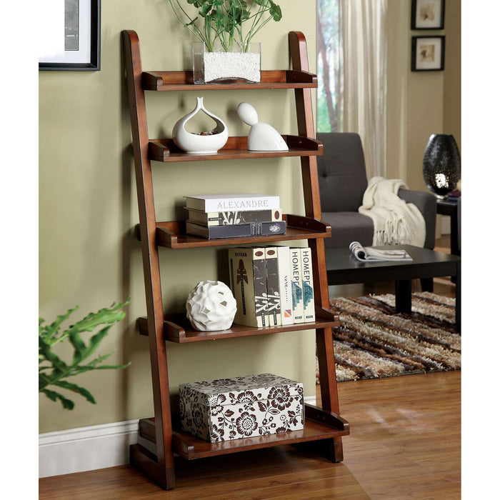 Lugo - Ladder Shelf - Antique Oak Sacramento Furniture Store Furniture store in Sacramento