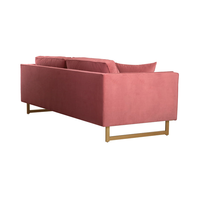 Lenox - Modern Sofa With Brass Legs