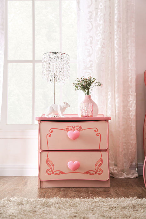 Rheanna - Nightstand - Pink Sacramento Furniture Store Furniture store in Sacramento