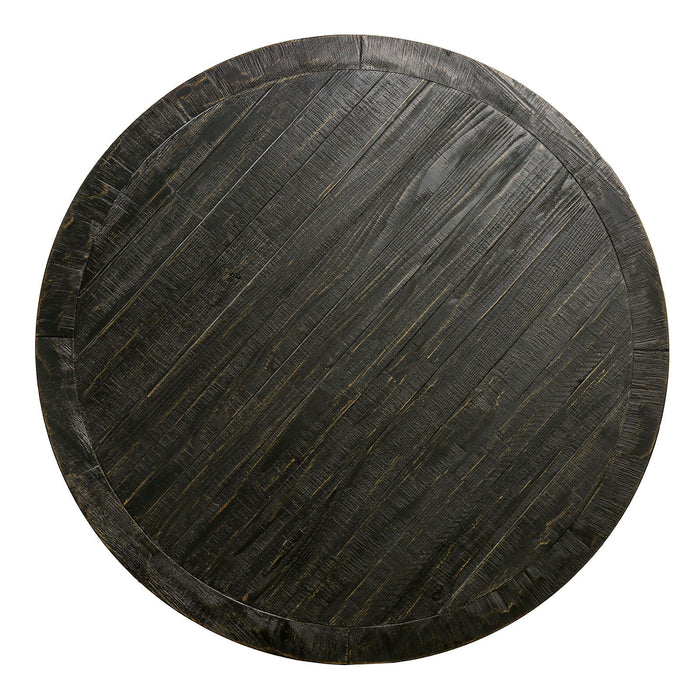 Alfred - Round Table - Antique Black / Ivory Sacramento Furniture Store Furniture store in Sacramento