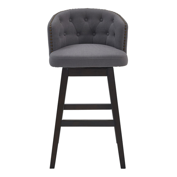 Celine - Swivel Wood Bar Stool