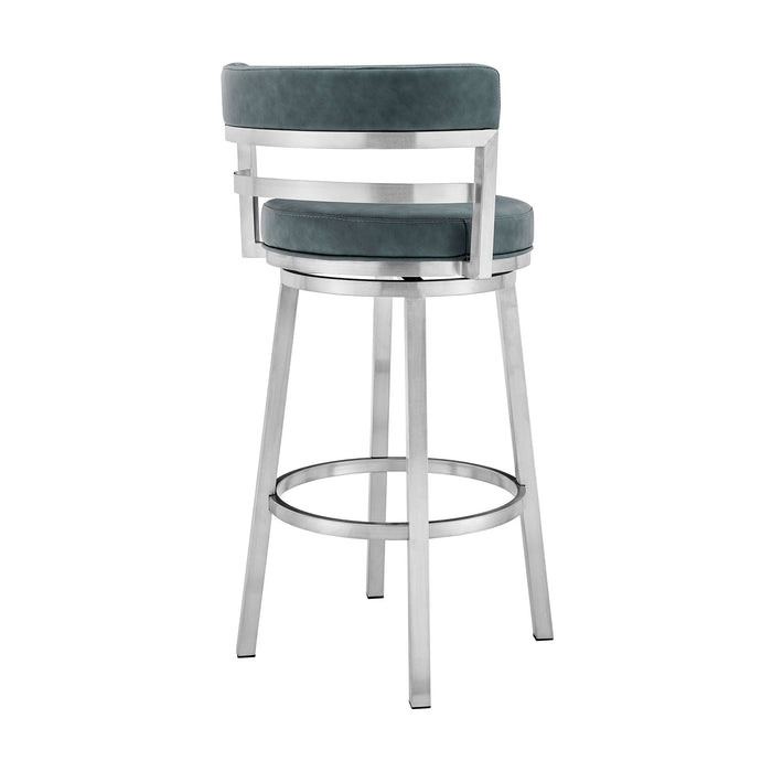 Madrid - Swivel Stainless Steel Bar Stool