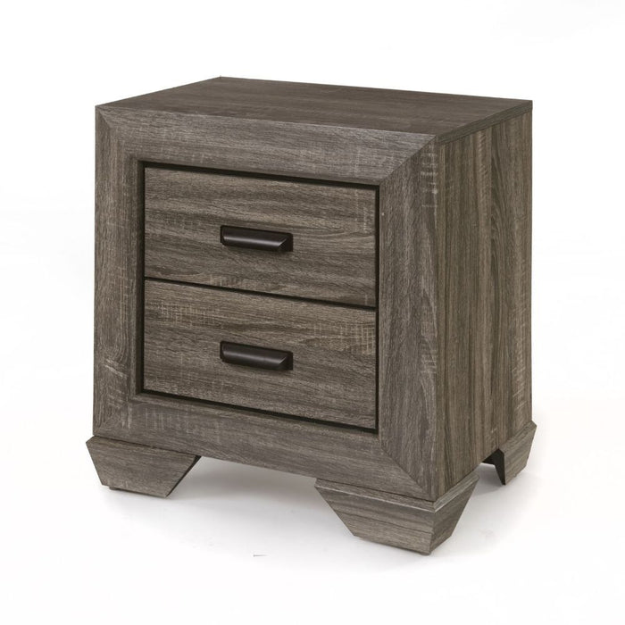 Lyndon - Nightstand - Weathered Gray Grain Sacramento Furniture Store Furniture store in Sacramento