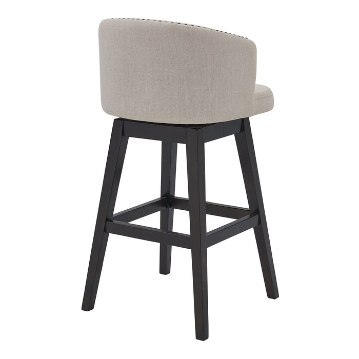 Celine - Swivel Wood Bar Stool