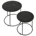 Loannis - 2 Piece Round Nesting Table - Matte Black Sacramento Furniture Store Furniture store in Sacramento