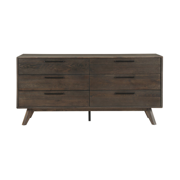 Astoria - Dresser For Bedroom With 6 Drawers - Oak