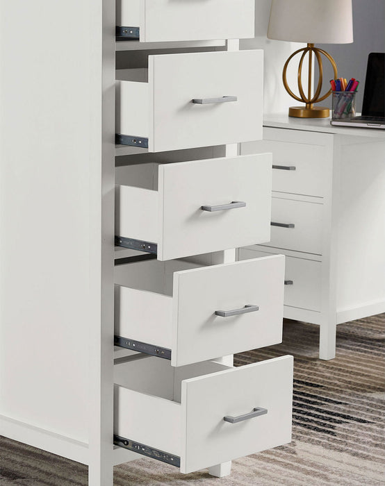 Cassidy - Twin Loft Bed With Drawers - White Sacramento Furniture Store Furniture store in Sacramento