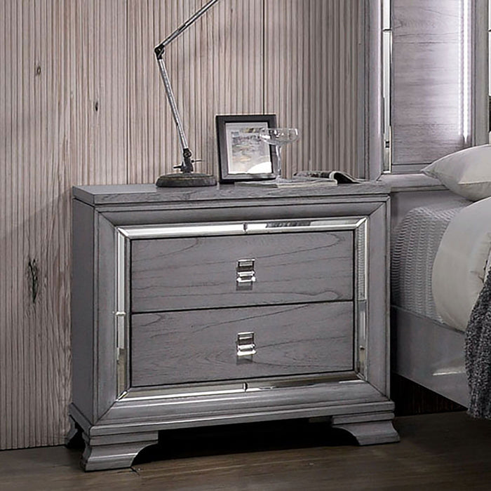 Alanis - Nightstand - Light Gray