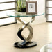 Nova - End Table - Satin Plated / Black Sacramento Furniture Store Furniture store in Sacramento