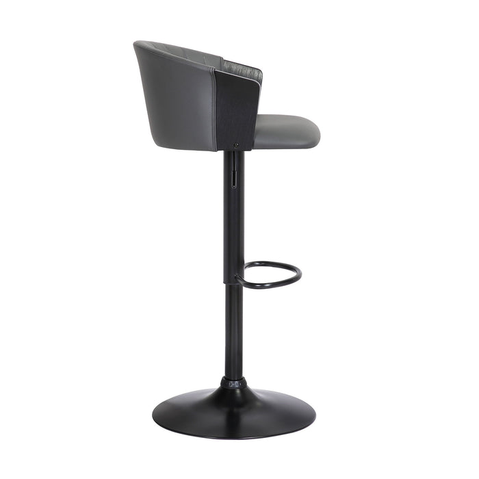 Lydia - Adjustable Wood Bar Stool