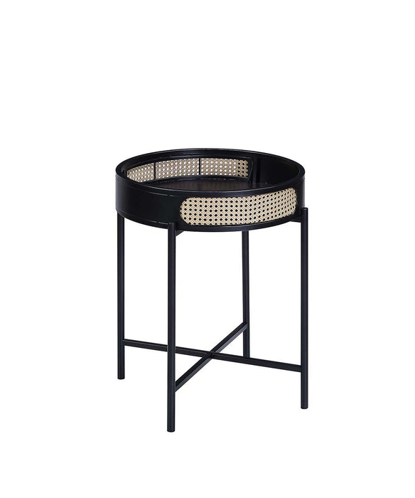 Colson - End Table - Black Finish - 24"