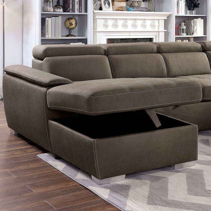 Hugo - Sectional - Light Brown Sacramento Furniture Store Furniture store in Sacramento