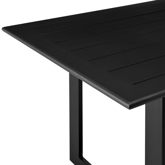 Cayman - Outdoor Patio Dining Table - Black