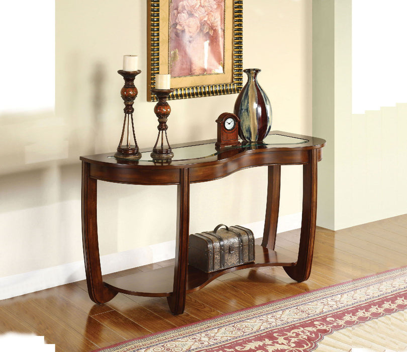 Crystal Falls - Sofa Table - Dark Cherry Sacramento Furniture Store Furniture store in Sacramento