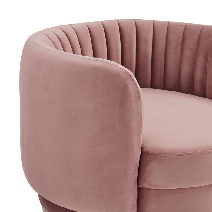 Davy - Velvet Swivel Accent Chair