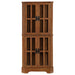 Coreosis - 4-Shelf Corner Curio Cabinet - Golden Brown Sacramento Furniture Store Furniture store in Sacramento