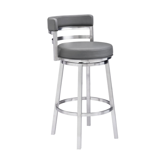 Madrid - Swivel Stainless Steel Bar Stool