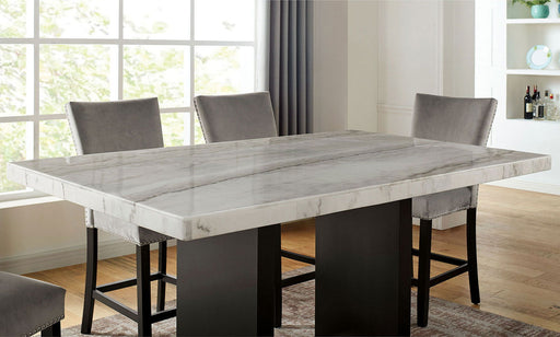 Kian - Counter Height Dining Table - White / Black Sacramento Furniture Store Furniture store in Sacramento