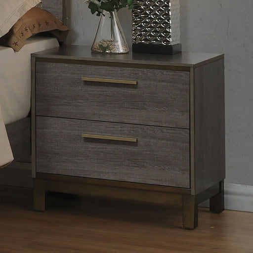 Manvel - Nightstand - Two-Tone Antique Gray Sacramento Furniture Store Furniture store in Sacramento