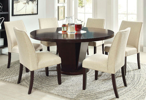 Cimma - Round Dining Table - Espresso Sacramento Furniture Store Furniture store in Sacramento