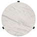 Tandi - Round End Table Faux Marble - White And Black Sacramento Furniture Store Furniture store in Sacramento