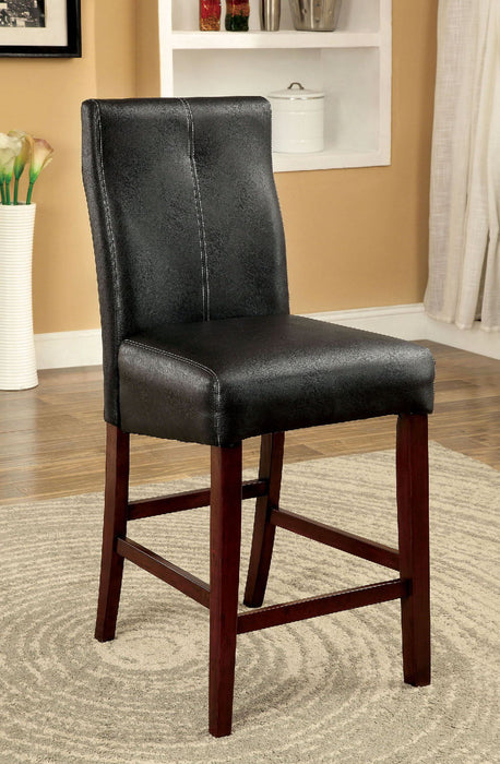 Bonneville - Counter Height Chair (Set of 2) - Brown Cherry / Black Sacramento Furniture Store Furniture store in Sacramento