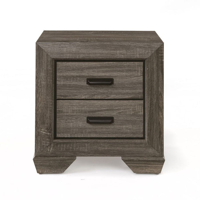 Lyndon - Nightstand - Weathered Gray Grain Sacramento Furniture Store Furniture store in Sacramento