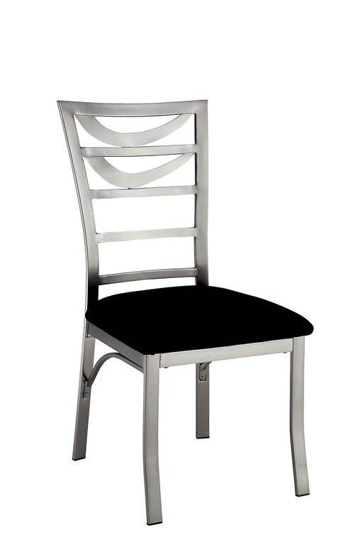 Roxo - Side Chair (Set of 2) - Silver / Black Sacramento Furniture Store Furniture store in Sacramento