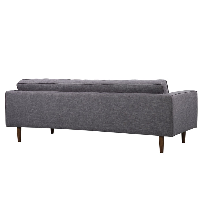 Element - Mid-Century Modern Sofa - Dark Gray / Walnut