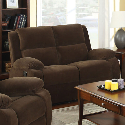 Haven - Loveseat With 2 Recliners - Dark Brown Sacramento Furniture Store Furniture store in Sacramento