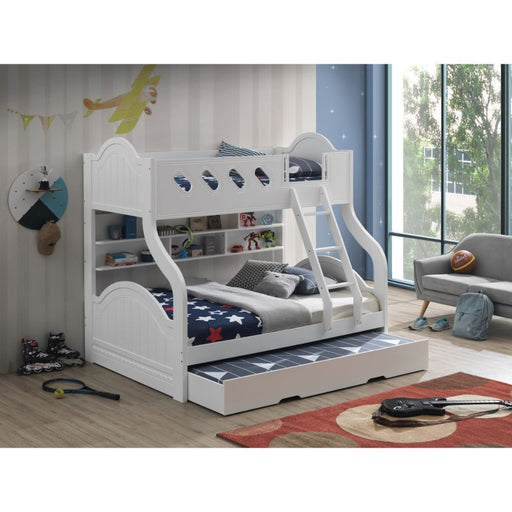 Grover - Twin Over Full Bunk Bed - White Sacramento Furniture Store Furniture store in Sacramento