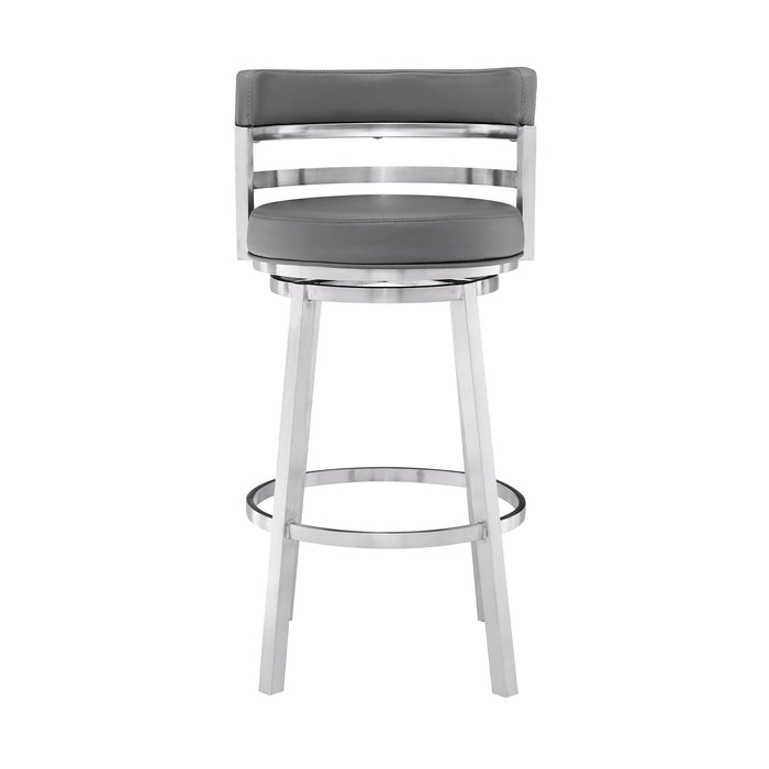 Madrid - Swivel Stainless Steel Bar Stool