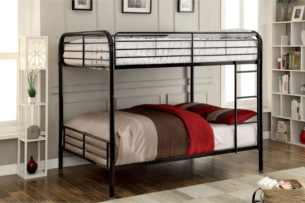 Brocket - Full Over Full Bunk Bed - Black - Metal Sacramento Furniture Store Furniture store in Sacramento