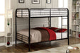 Brocket - Full Over Full Bunk Bed - Black - Metal Sacramento Furniture Store Furniture store in Sacramento