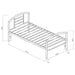 Baines - Metal Bed with Arched Headboard Sacramento Furniture Store Furniture store in Sacramento