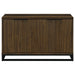 Ryatt - 4-Door Engineered Wood Accent Cabinet - Dark Pine Sacramento Furniture Store Furniture store in Sacramento